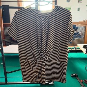 Striped Black and tan T-Shirt